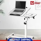 Overbed Table Adjustable Medical Care Over Bed Height Hospital Laptop Study Pad