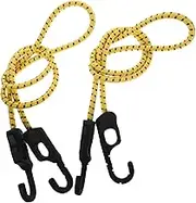 SAFIGLE Elastic Cords with Hooks for Bike Luggage Retractable Tie Down Straps Office Home Use