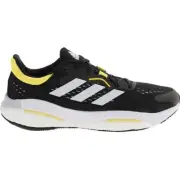 adidas Mens Solarcontrol Running Shoes 7.5 Core Black/Cloud White/Beam Yellow
