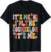 [VidiAmazing] It's Me Hi I'm The Teacher Counselor Women Back to School ds690 T-Shirt