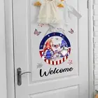 Removable Wall Decal Patriotic Gnome Sticker for July 4th Celebrations
