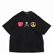 [MASTERMIND] Oversized Ying-Yang Peace Tee