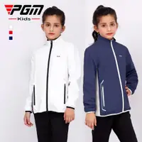 在飛比找ETMall東森購物網優惠-PGM女童防風防雨拉鏈高爾夫衣服