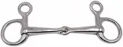 AMKA Baucher Snaffle Bit Solid Simple Broken
