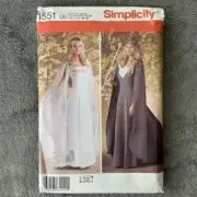 Sewing Pattern Simplicity 1551 Sz 16-24 Fantasy Fairy Dress Theater Cosplay