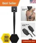 Silicone Back Scrubber for Men with Hook - Lightweight Exfoliating Shower Tool