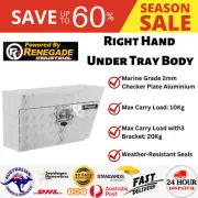 Renegade Industrial Right Hand Under Tray Body Aluminium Tool Box