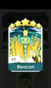 Beacon Monopoly_Go_5 Stars Sticker ⭐⭐⭐⭐⭐ - FAST DELIVERY