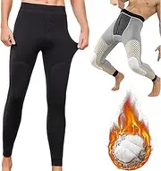 [OBONG] Winter Lamb Wool Plus Velvet Thickened Graphene Heating Knee Pads Warm Pants,2023 Winter Lambswool Plus Velvet Thickening,High Elasticity and Comfort (2XL)