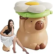 Capybara Stool | Cute Home Accessories | Cute Animal Shaped Stool | Changing Shoe Stool | Animal Themed Furniture Adorable Design For Kids Bedroom And Living Room