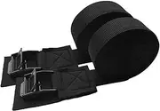 BERZO Tie Down Straps, Padded Cam Lock Buckle Lashing Straps for Motorcycle, Cargo, Truck, Trailer, Luggage, Surfboard