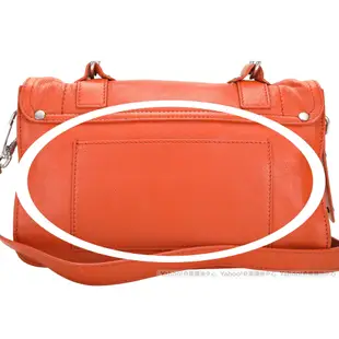 PROENZA SCHOULER PS1 Tiny 展示品 橘色羊皮斜背手提學院包(皮革多處小黑點)