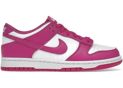 Nike Dunk Low Active Fuchsia (GS) FJ0704-100 - Size 7Y - Brand New