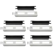 5pcs Door Reinforcement Stainless Steel Door Plate Door Hole Cover Plate
