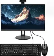 All-in-One Desktop Computer PC, 23.8” Full HD IPS Display I5 Quad-Core Processor, 16GB RAM 512GB SSD, WiFi, USB3.0 Built-in Speaker Keyboard & Mouse for Gaming Office