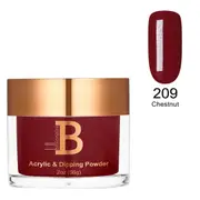 Billionaire SNS Gelish Dip Dipping Acrylic Nail Powder 209 Chestnut 56g