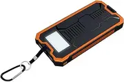 Portable Solar Charger - 10000mah Wireless Charging Device | Multifunctional Fast Charger with Flashlight, Outdoor Power Supply for Camping Hiking Travel, Solar-Powered Battery Pack for Back
