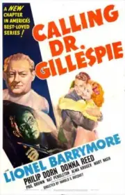 Calling Dr Gillespie poster Phil Brown Donna Reed Lionel Barrymore- Old Photo