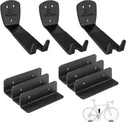 BIKEHAND Bike Bicycle Cycling Pedal Wall Mount Indoor Storage Hanger Stand - Hoo