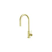 Belling Stainless Steel Gooseneck Pull-Out Mixer Tap Kitchen Faucet Gold
