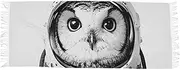 [XYMZR] Women’s Scarf Astronaut Owl Portrait Soft Warm Long Scarves Shawl Wrap for Winter Autumn Spring Travel Office Home, Multi-colored