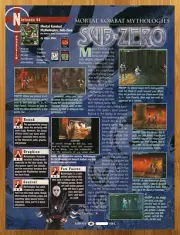 1998 Mortal Kombat Mythologies Sub-Zero N64 REVIEW Print Ad/Poster Game Art 90s