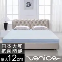 在飛比找PChome24h購物優惠-Venice 抗菌+防蹣+釋壓12cm記憶床墊-單人3尺