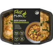 Fast Fuel Satay Chicken Hokkien Noodles 350g