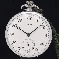 在飛比找Yahoo!奇摩拍賣優惠-【精品廉售/手錶】1920年代 瑞士老古董Noldi 純銀機