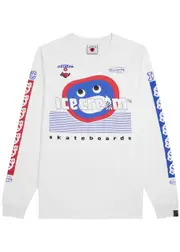Ice Cream Racing Printed Cotton top - White M