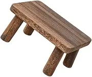 Gatuida Wooden Step Stool for Rectangle Design for Bedroom Home Use High Grade Material for Bed Shoe Changing Easy to Use
