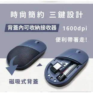 <全新>雷馬 LEXMA B700R無線跨平台藍牙靜音滑鼠(夜幕藍)