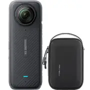 Insta360 X4 360° Waterproof 8K Action Camera with Carry Case - 8K30/5.7K60 Dual-Lens - 360 Auto-Stitched Capture - 33' Waterproof with No Housing Required [CAMINS0040B0]