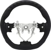 BLOX Racing Leather Steering Wheel Black Stitching fits 2008-2014 Subaru
