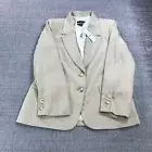 New J Crew Blazer Womens 10 Willa Blazer Gold buttons Sports Coat Jacket