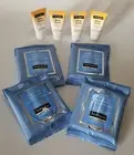 Neutrogena Make Up Remover Cleansing Towelettes + 15ml Deep Clean Gentle Scrubs