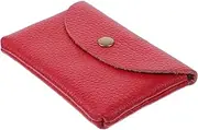 [MOBUTOFU] Leather Headphone Case Durable Travel Wallet for Cards Passport Multi Functional PU Holder for Business Credit Cards Lightweight Design for Home Office