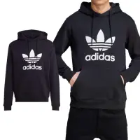 在飛比找momo購物網優惠-【adidas 愛迪達】Trefoil Hoody 男款 黑