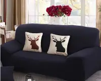 在飛比找Yahoo!奇摩拍賣優惠-【RS Home】3+3人座 加送枕套 雙人沙發套彈性沙發套