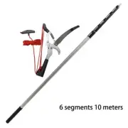 10m Telescopic Scissors Pruning Branch Height Saw Garden Tools
