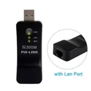 USB TV WiFi Dongle Adapter 802.11b/g/n 300Mbps Universal Wireless Receiver