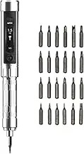 MINIWARE ES15 Intelligent Motion Control Electric Screwdriver, Portable, High Precision, Cordless, OLED Display, LED Lights, Utility, Computers, Mobilephone