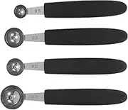 TOPPERFUN Essential Home Tool 4pcs Stainless Steel Fruit Scooper Ice Cream Scooper Set