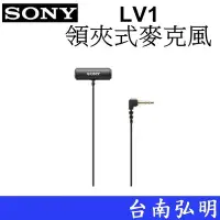 在飛比找Yahoo!奇摩拍賣優惠-台南弘明 SONY ECM-LV1 立體聲領夾式麥克風 小蜜