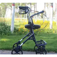 在飛比找蝦皮購物優惠-工廠直銷 助行器老年人 助步器椅 輪子 站立架 扶手架輔助器