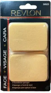 Revlon Foundation Sponges Pack Of 4 VTG NOS 1996 #59523