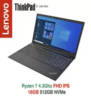 ThinkPad E15 AMD R7 4.3GHz FHD IPS 16GB 512GB NVMe FPR W11P 2Y Premier Warranty