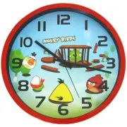 Angry Birds Wall Clock Metal or Aluminium Casing Quartz Large 30 cm
