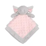 The Peanutshell 32cm Polyester Sweet Peanut Baby Security Blanket Elephant 0+