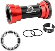 Generic Bike Bottom Bracket Integrated Press Fit Bearing High Strength Replacement 22mm 24mm for Bicycle Sports